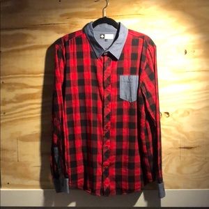 Plaid dress shirt